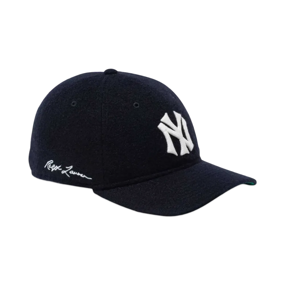 NEW ERA x Ralph Lauren Purple Label x MLB RC 59Fifty Cooperstown New York Yankees "Black/White"