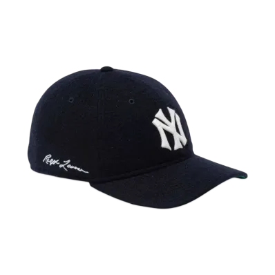 NEW ERA x Ralph Lauren Purple Label x MLB RC 59Fifty Cooperstown New York Yankees "Black/White"