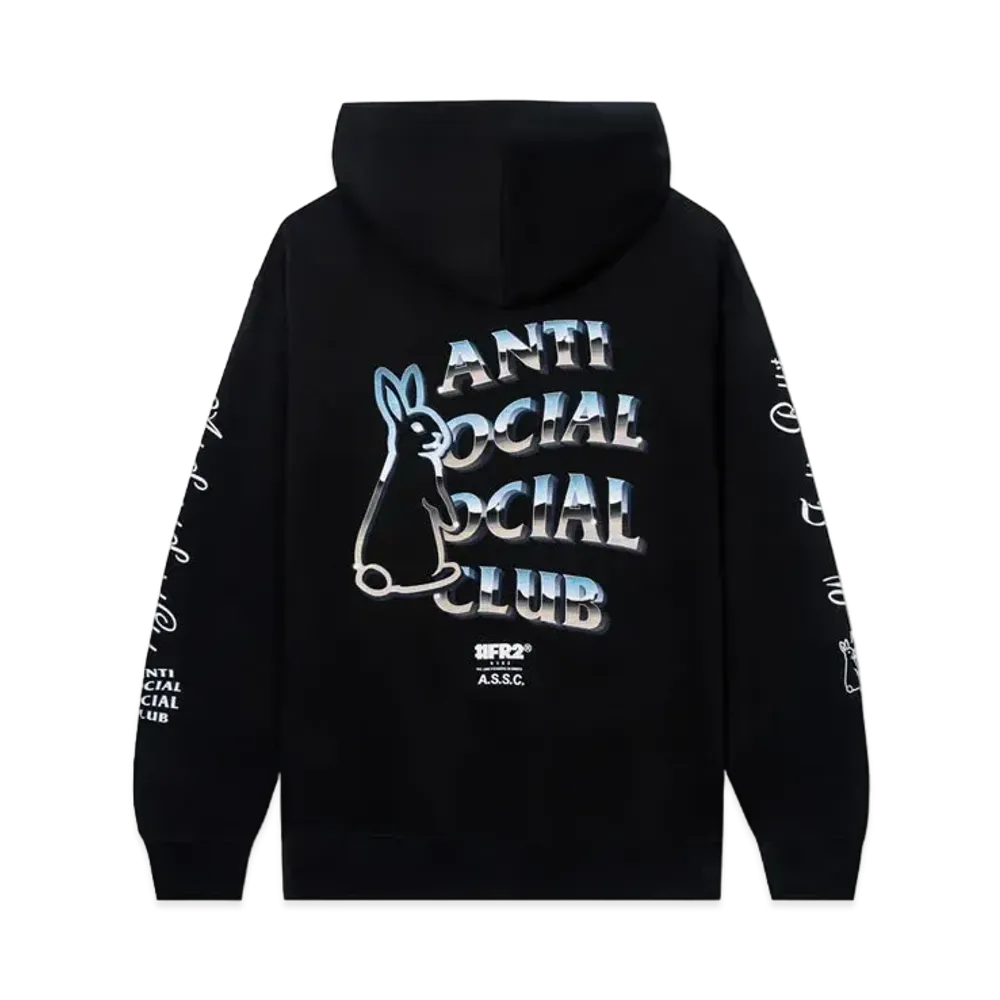 ANTI SOCIAL SOCIAL CLUB x FR2 ASSC Magnetism Black Hoodie "Black"