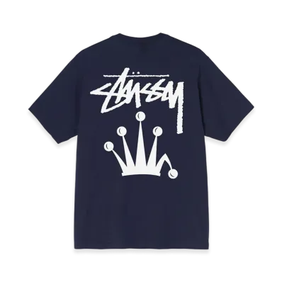Stussy Stock Crown Tee "Navy"
