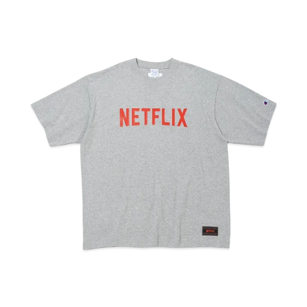 Netflix x V.A. x Champion S/S Tee 014 "Grey"