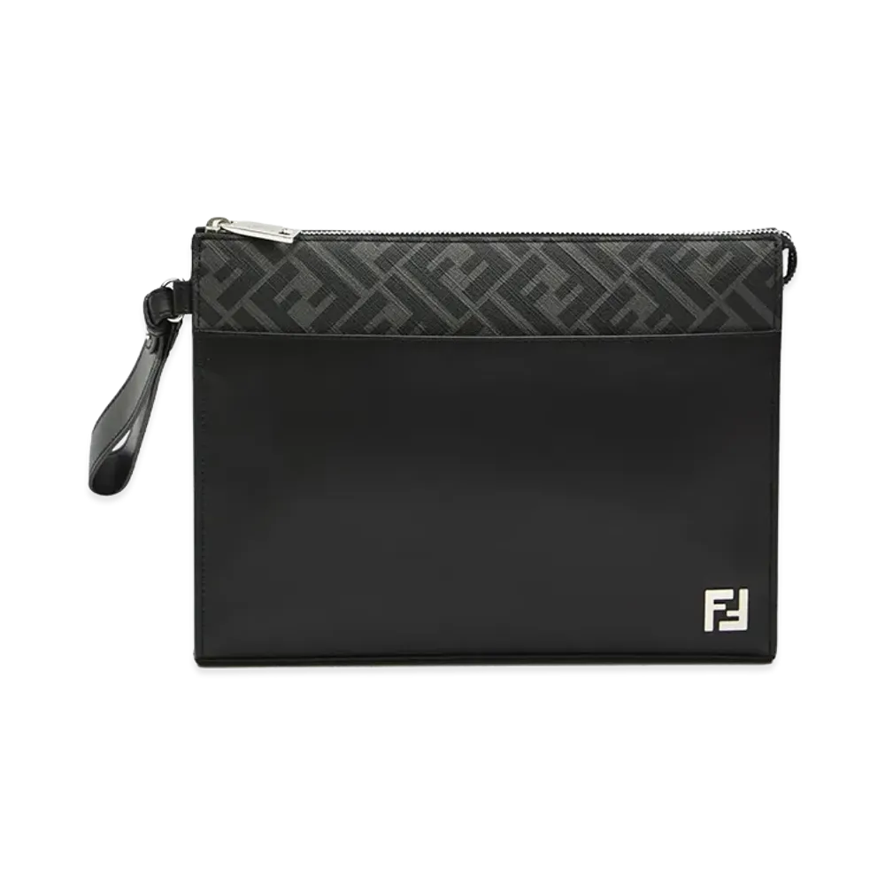 FENDI Squared FF Clutch "Black"