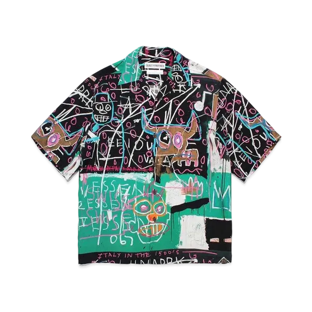 WACKO MARIA Jean-Michel Basquiat / Hawaiian Shirt "Multi"
