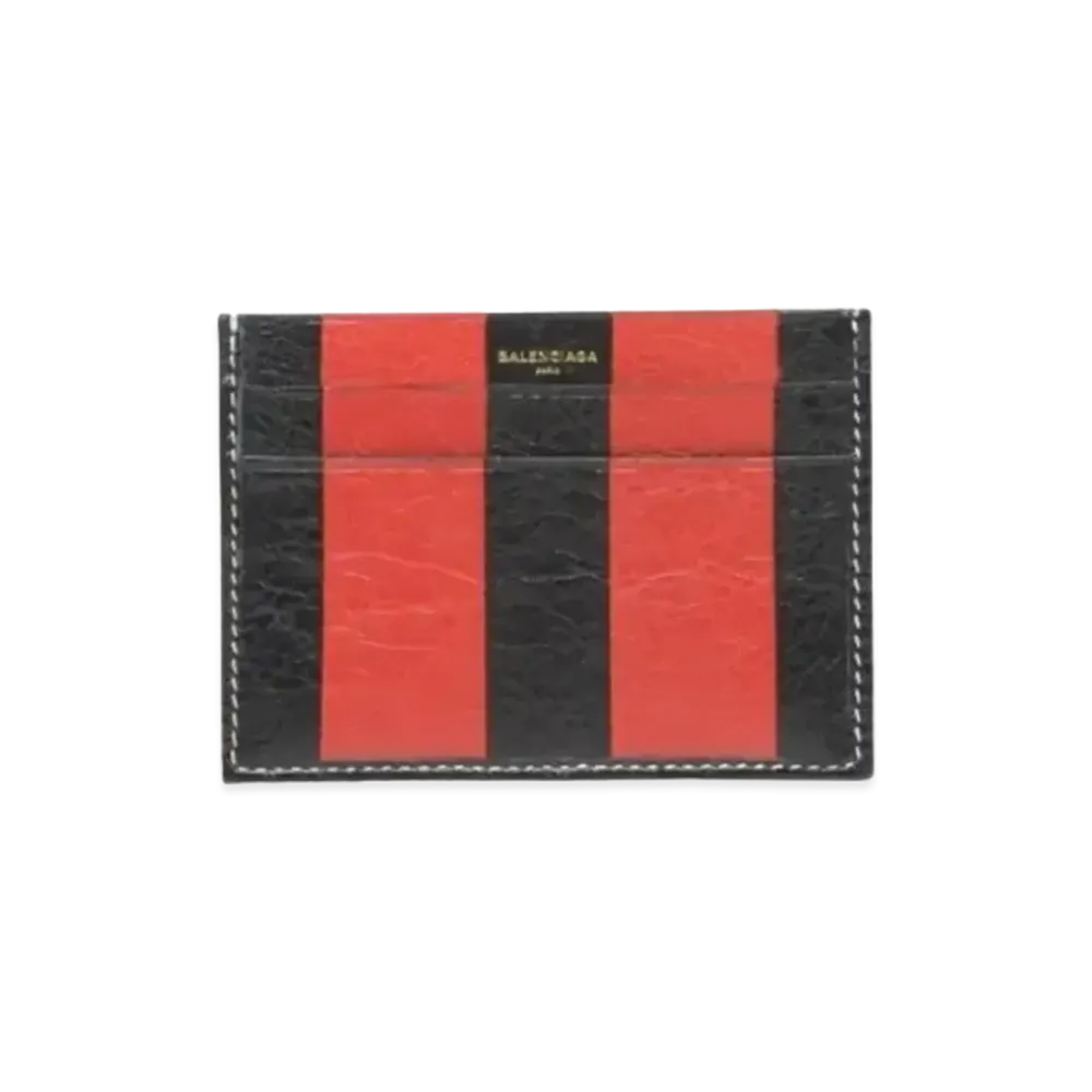 BALENCIAGA Bazar Multi-Card Slot Card Holder Bazar Accessory "Red"