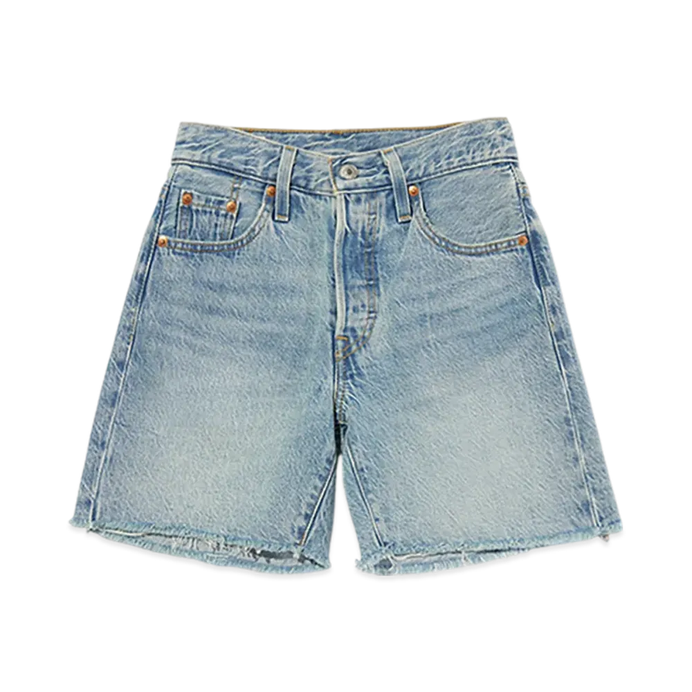 Levi's 501 Mid Thigh Shorts "Light Indigo"