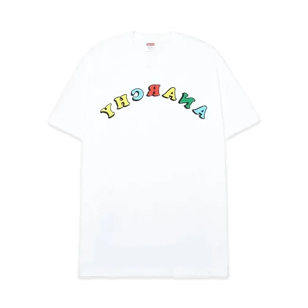 Supreme Jamie Reid Anarchy Tee "White"