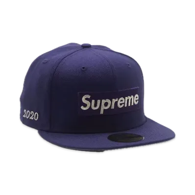Supreme $1M Metallic Box Logo New Era® "Purple"