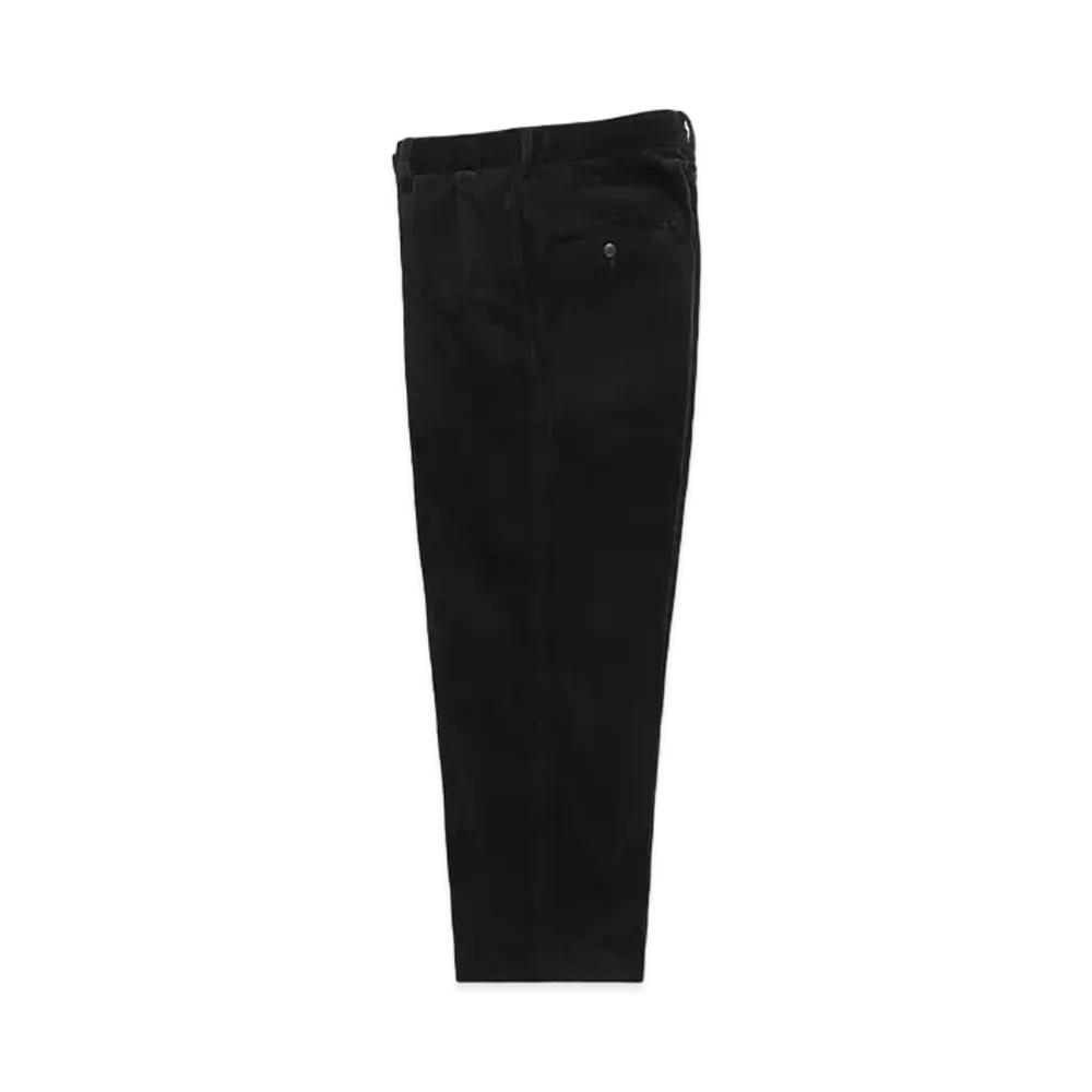 WACKO MARIA Double Pleated Corduroy Trousers "Black"
