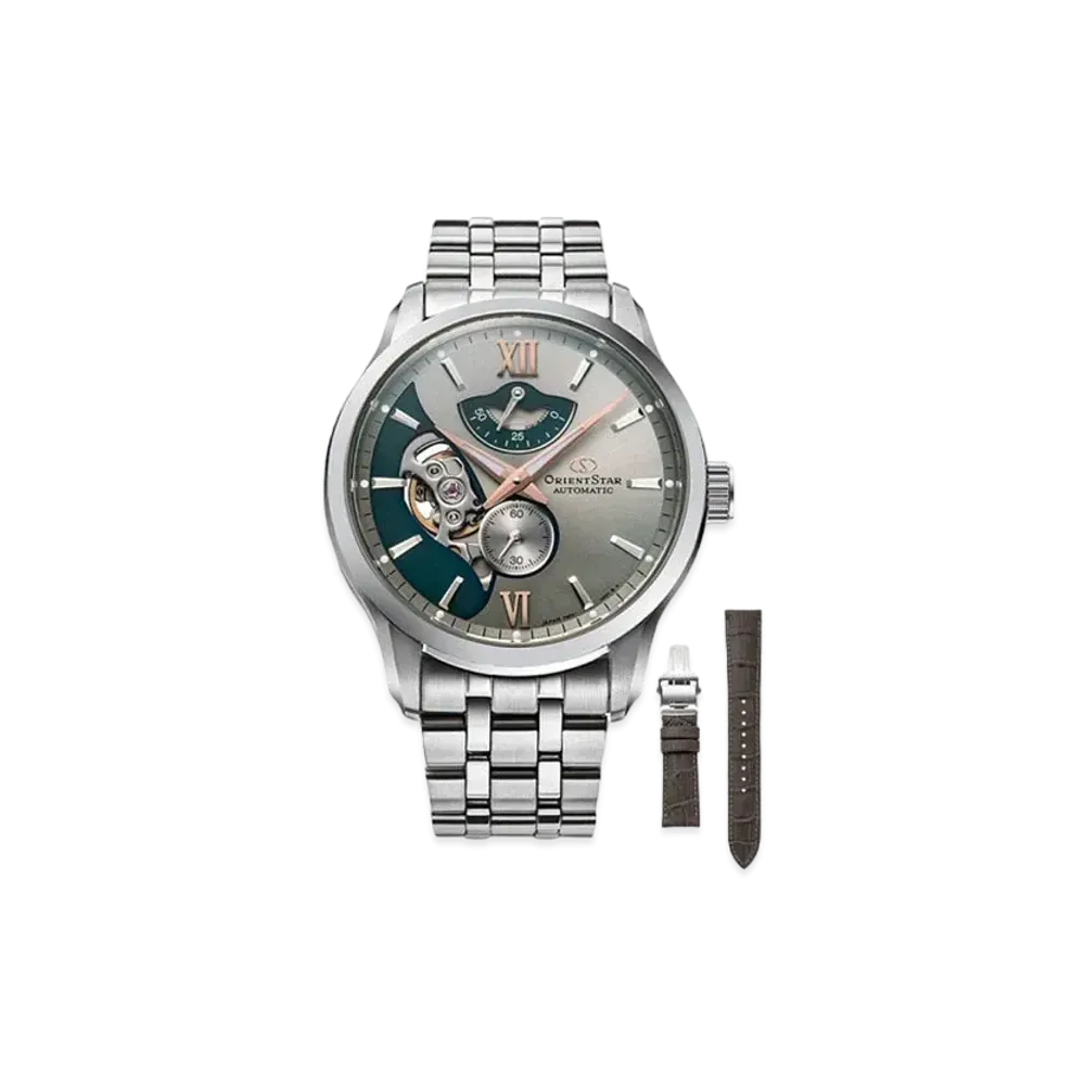 ORIENT STAR Contemporary Collection Layered Skeleton with Leather Replacement Band Limited 1000 (300 in Japan / 700 overseas) RK-AV0B09N