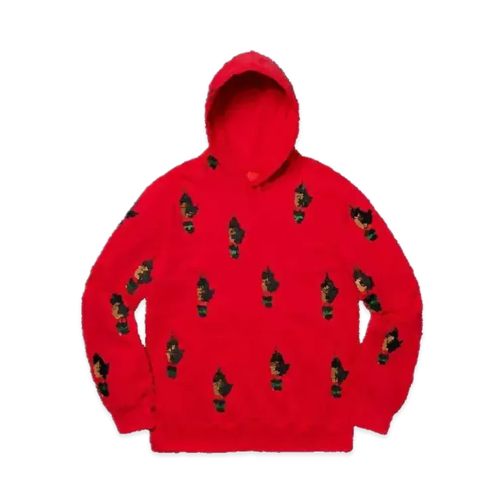 Supreme x dead prez RBG Embroidered Hooded Sweatshirt "Red"