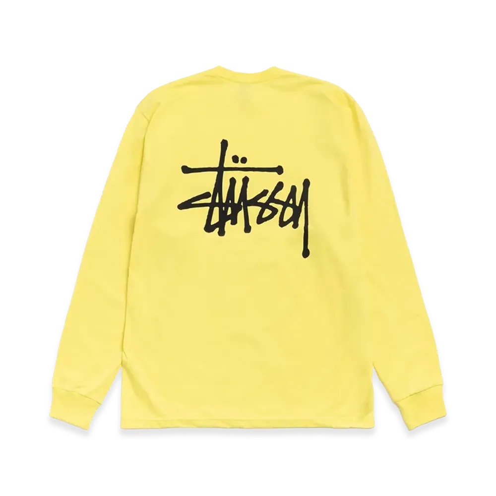 Stussy Basic Stussy LS Tee "Lemon"