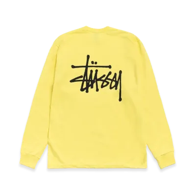 Stussy Basic Stussy LS Tee "Lemon"