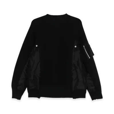 sacai Women's Sweatshirt "Black"