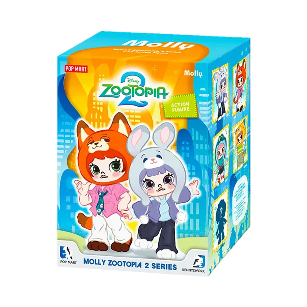 POP MART "BJD" MOLLY ZOOTOPIA 2 Series 1/12 Action Figure [Piece]