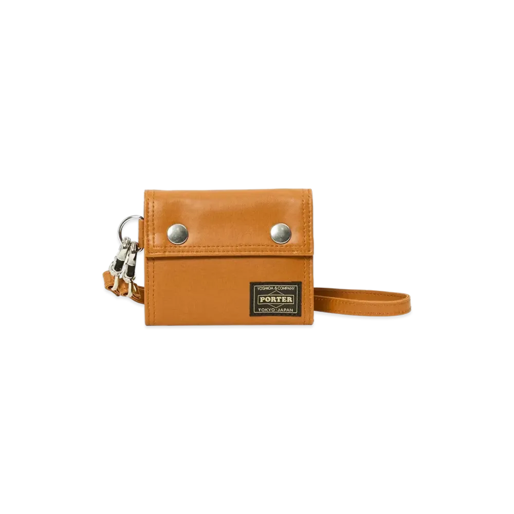 PORTER FREE STYLE Pocket Cord Wallet "Camel"