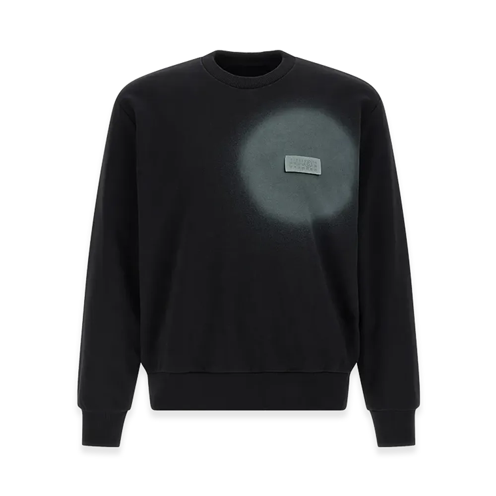 MM6 Maison Margiela Numeric Signature Spray Sweatshirt "Black"
