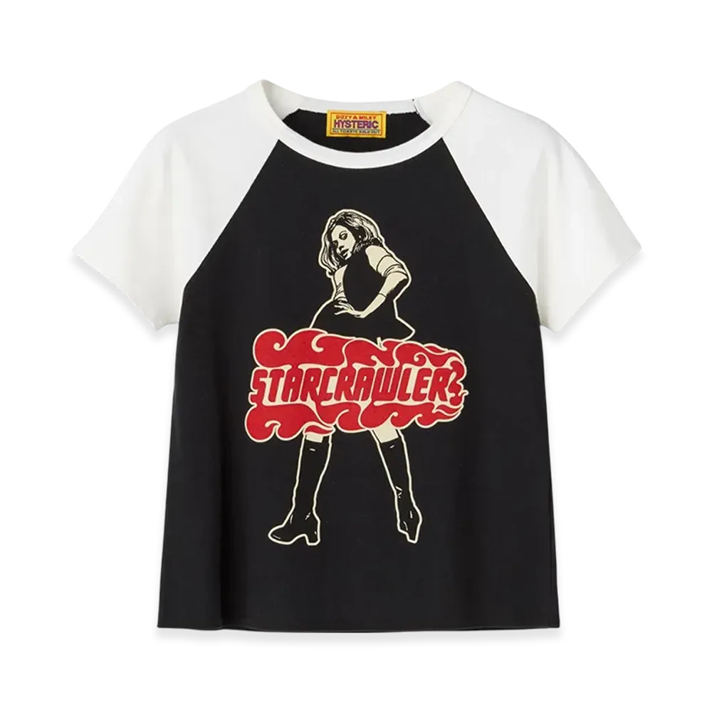 HYSTERIC GLAMOUR x Starcrawler Vixen Girl T-Shirt "Black"