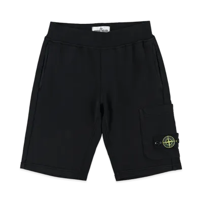 Stone Island Kids Shorts "Black"