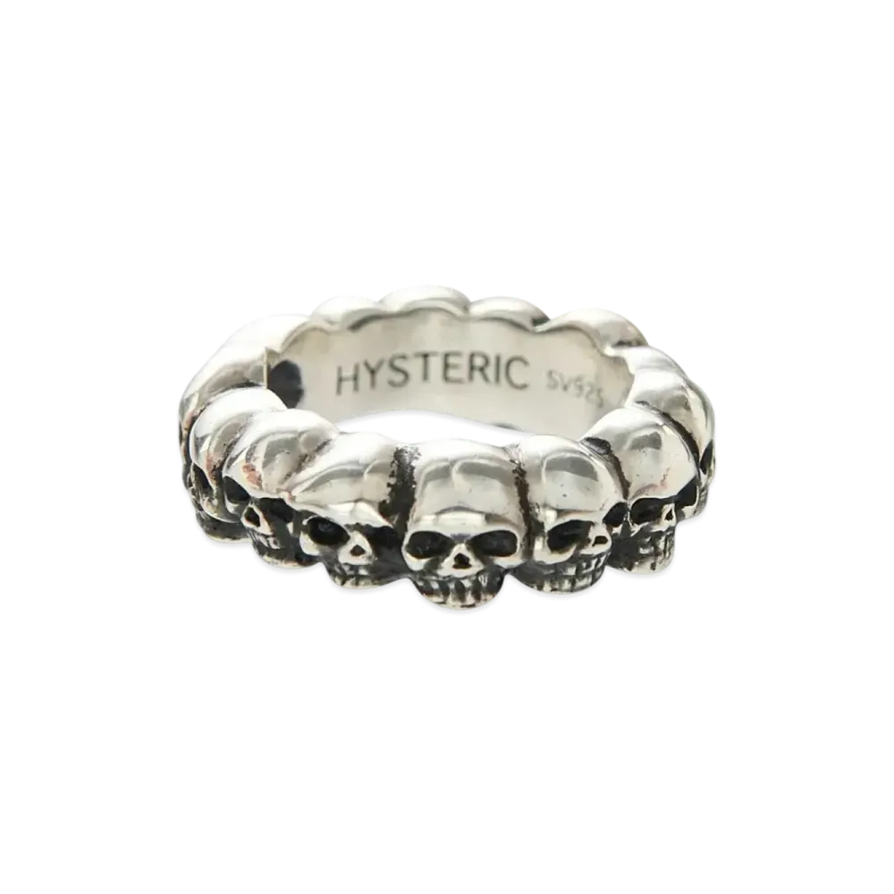 HYSTERIC GLAMOUR Skull Ring "Silver"