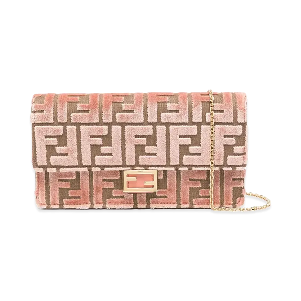 FENDI Women's Baguette Sholder Wallet "Pink"