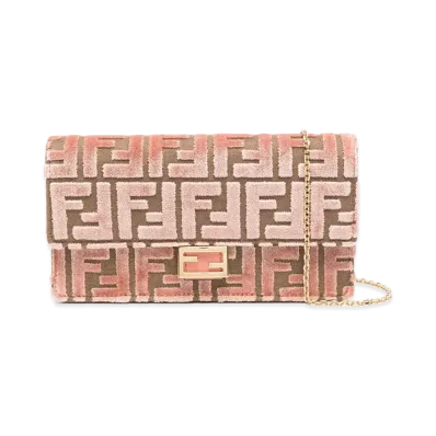 FENDI Women's Baguette Sholder Wallet "Pink"