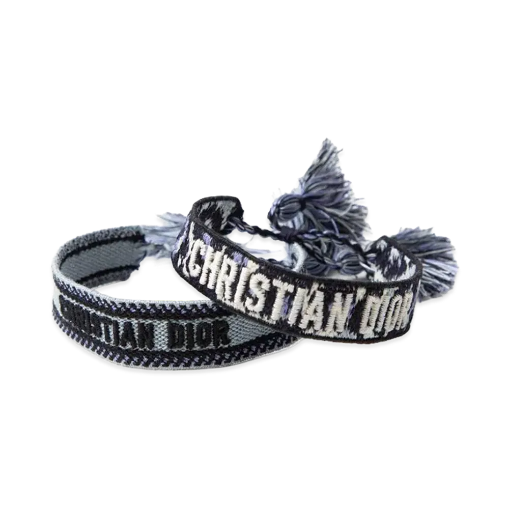 Dior Oblique Cotton J'ADIOR Bracelet Set "Ocean"