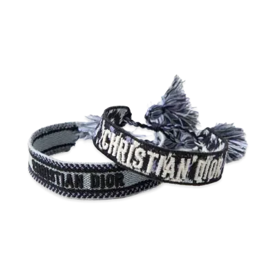 Dior Oblique Cotton J'ADIOR Bracelet Set "Ocean"