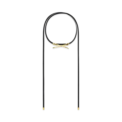 WE11DONE Bow Choker "Gold"