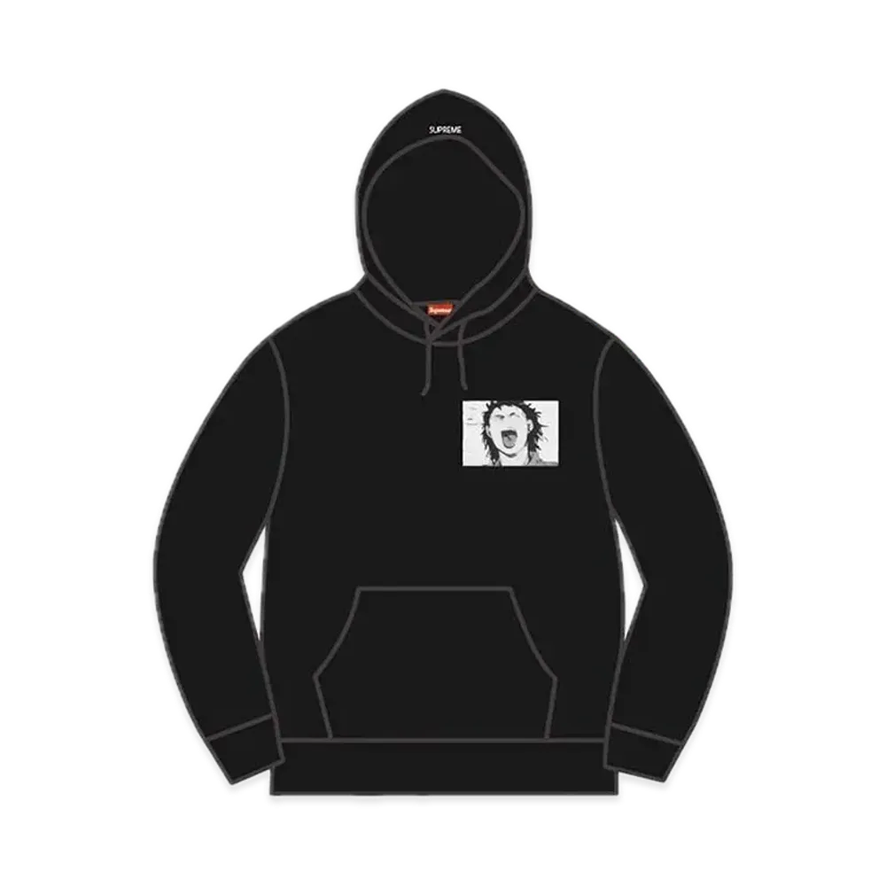 Supreme x AKIRA Patches Hooded Sweatshirt "Black"