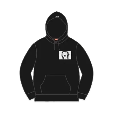 Supreme x AKIRA Patches Hooded Sweatshirt "Black"