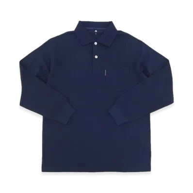 mont-bell Long Sleeve Polo Shirt "Navy"