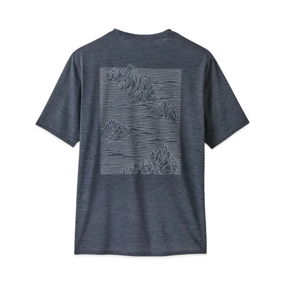 Patagonia Men's Cap Cool Daily Graphic Shirt "Smolder Blue"