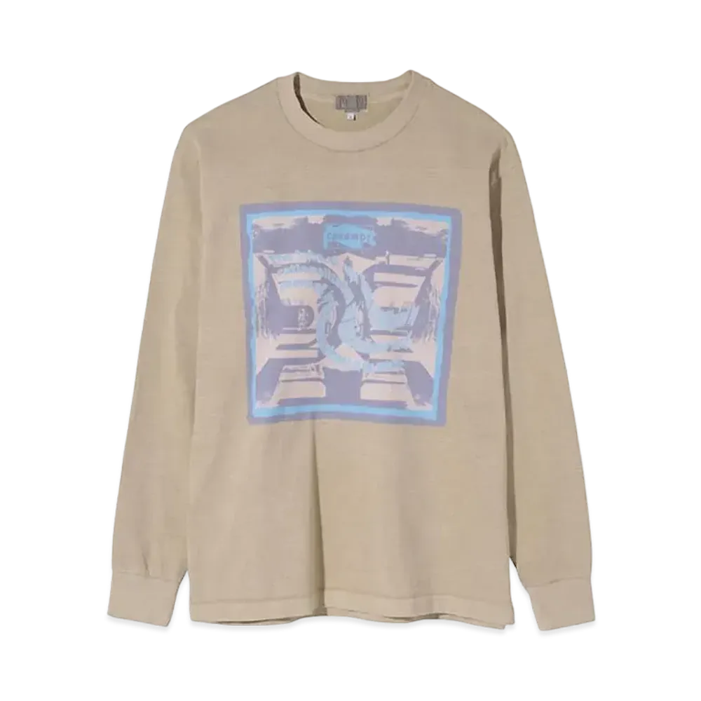 Cav Empt (C.E) DISENCHANTMENT LONG SLEEVE T "Beige"
