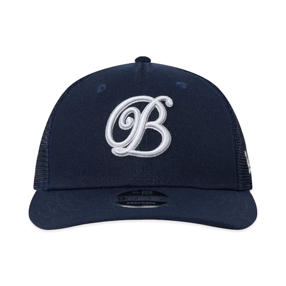 BlackEyePatch B Emblem New Era Mesh Cap "Navy"