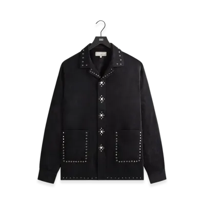 Kith x &Kin Sawyer Long Shirt Camp Collar Shirt "Black"