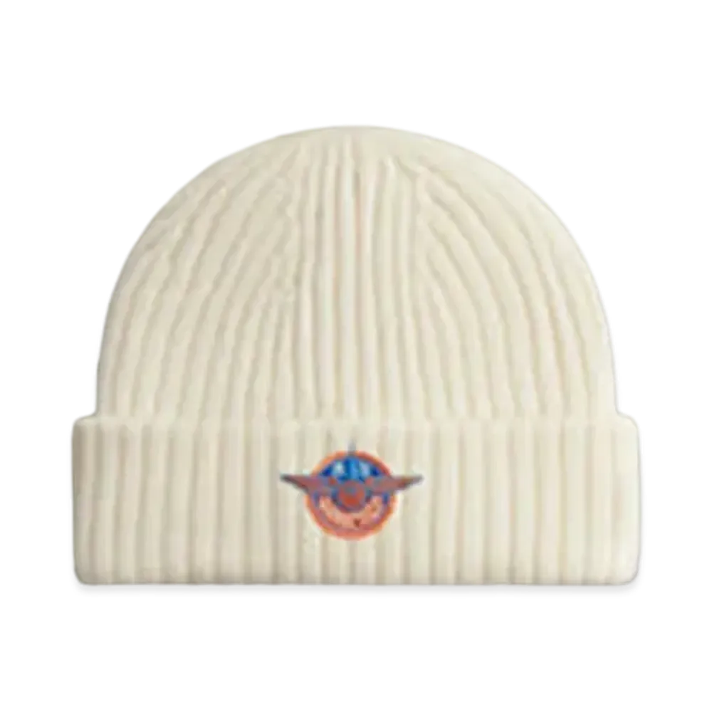 Kith x New York Knicks Wings Logo Beanie "Sandrift"