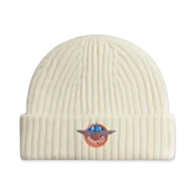 Kith x New York Knicks Wings Logo Beanie "Sandrift"