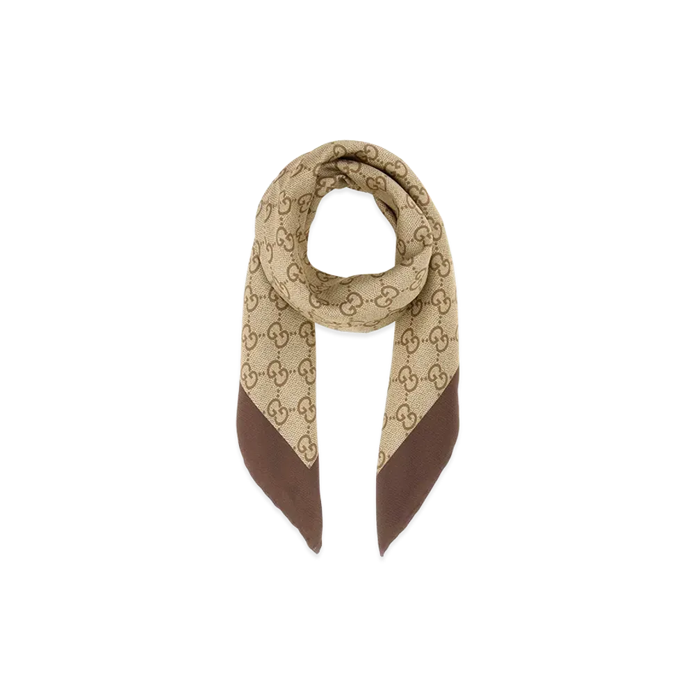 GUCCI Women's Printed Silk Foulard "Printed"