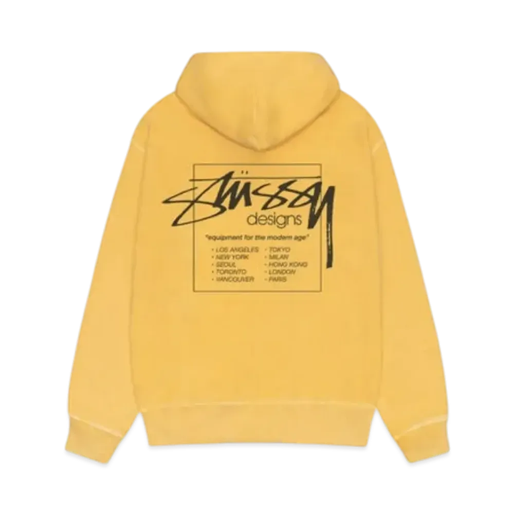 Stussy Modern Age Hoodie Pigment Dyed "Yellow"