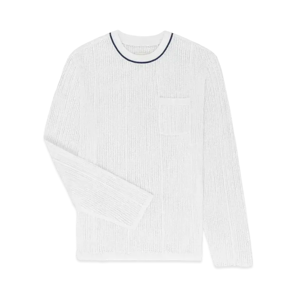 Aime Leon Dore Mesh Knit Long-Sleeve Tee "White"