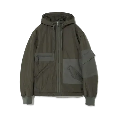 UNDERCOVER Polyester Zip-Up Jacket "Khaki"