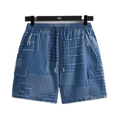 Kith Japanese Indigo Jacquard Wolcott Short "Indigo"
