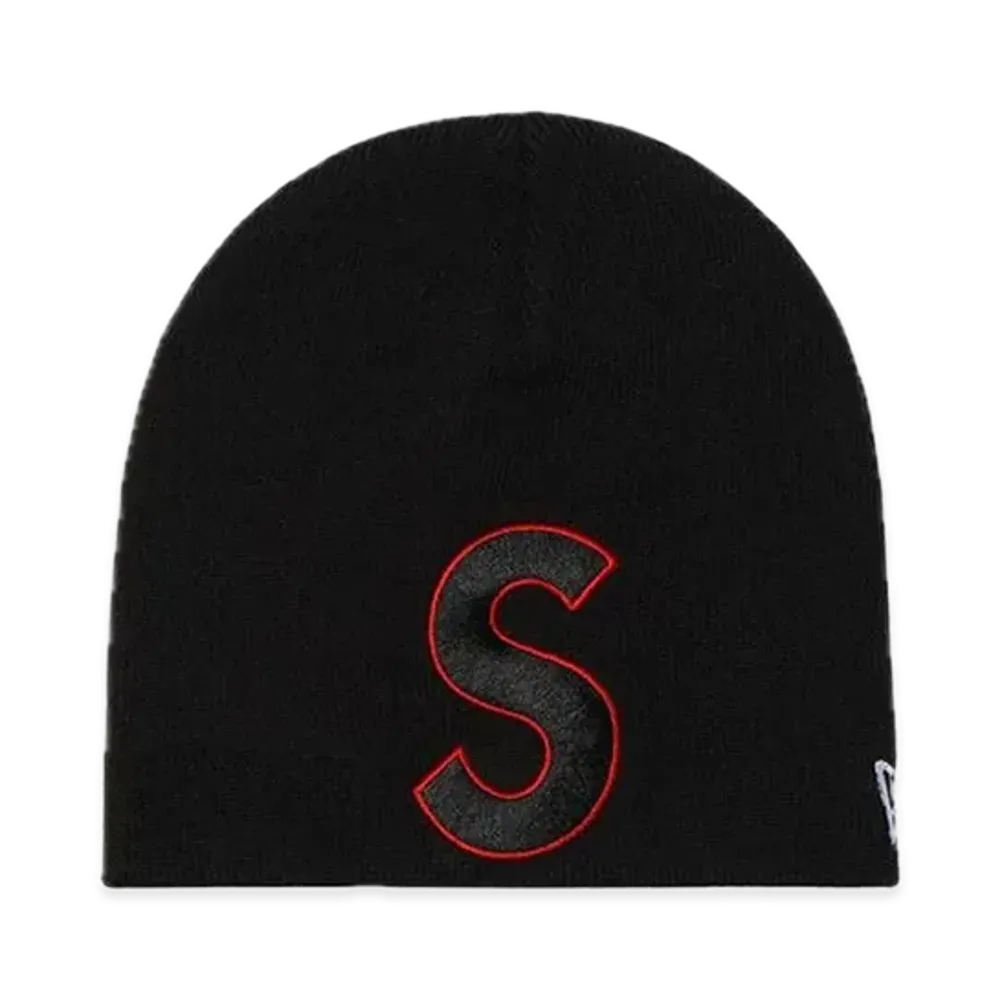 Supreme New Era S Logo Beanie "Black" (23SS)