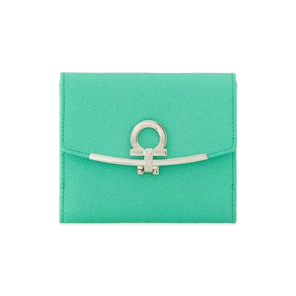 Salvatore Ferragamo Bi-Fold Wallet "Fresh Mint"
