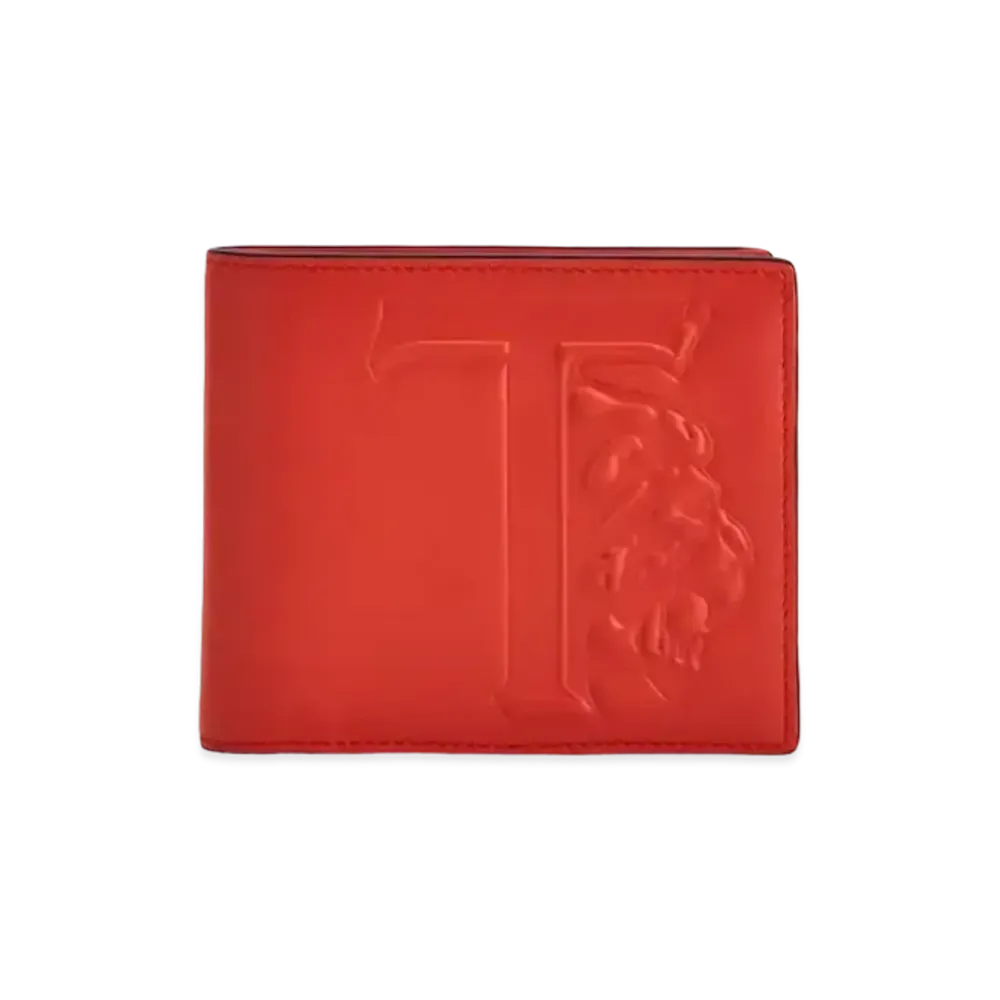TOD'S Leather Wallet "Orange"
