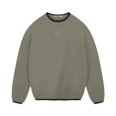 FEAR OF GOD x adidas FEAR OF GOD ATHLETICS Suede Fleece Crewneck Sweatshirt "Clay"