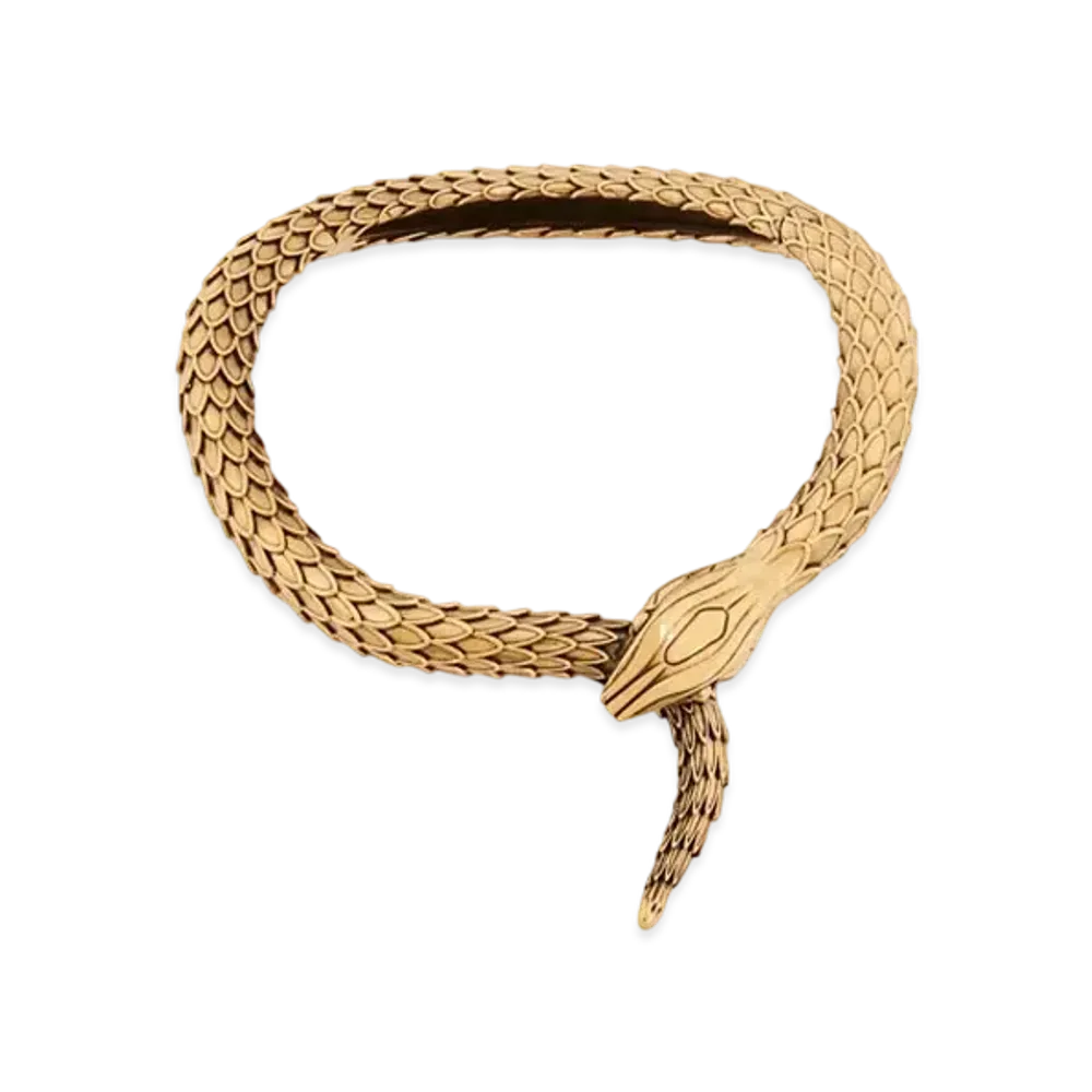 Chloe The Chloe Snake Necklace "Vintage Gold"