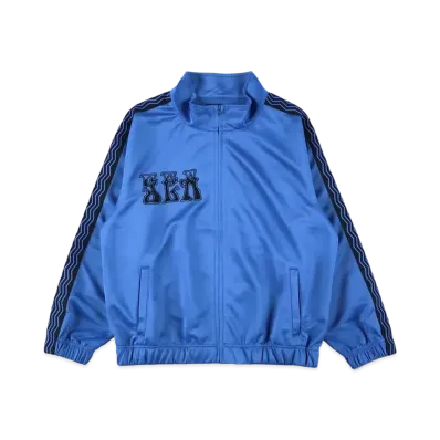 WIND AND SEA Zip Up Jersey "Blue"