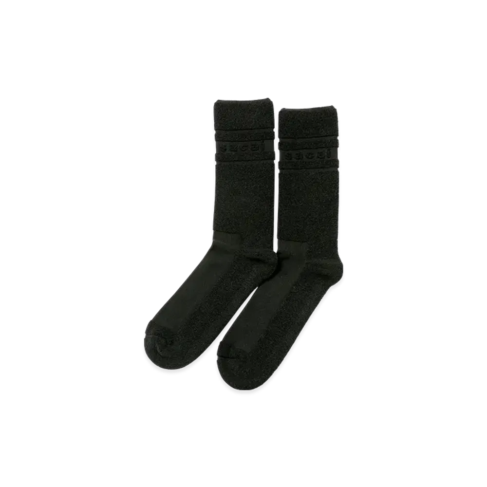 sacai Pile Logo Socks "Black"