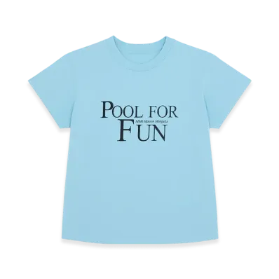 MM6 Maison Margiela Women's Pool For Fun T-Shirt "Turquoise"